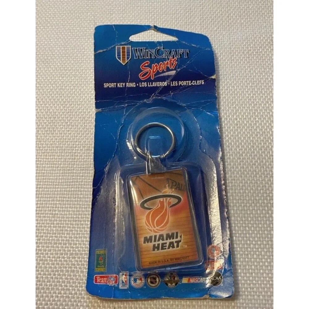 Vintage NBA Miami Heat keychain
